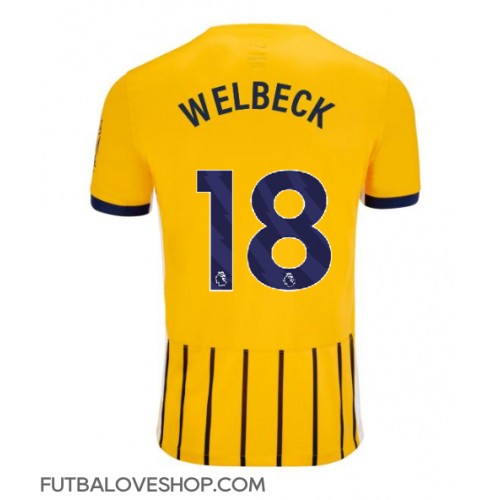 Dres Brighton Danny Welbeck #18 Preč 2024-25 Krátky Rukáv